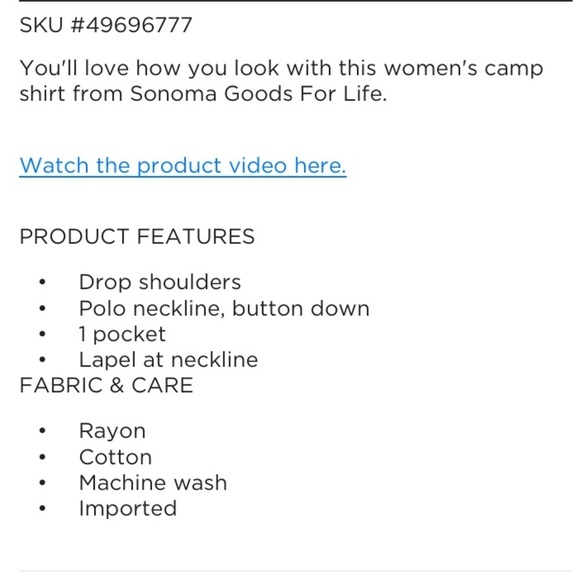 SONOMA 5X multi color stripe drop shoulder camp shirt and short set - Picture 12 of 16